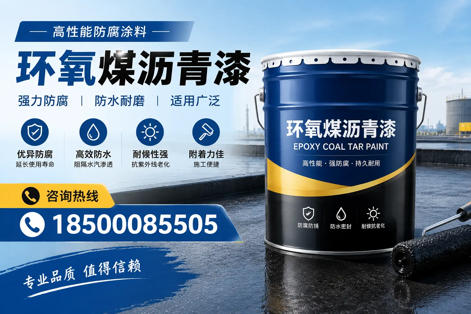 环氧煤沥青漆的主要成分与功能，哈尔滨用户深度了解